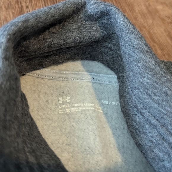 Women's Under Armour, Rival Fleece Funnel Neck small - Picture 4 of 5